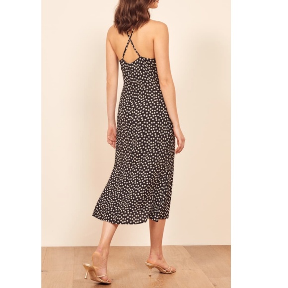 roman midi dress reformation